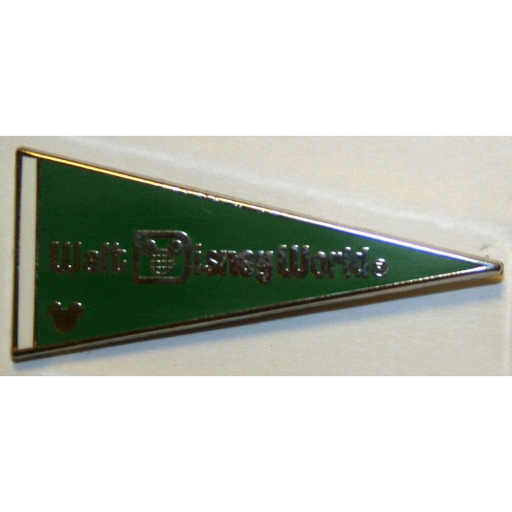 WDW - 2010 Hidden Mickey Series - WDW Pennant - Green